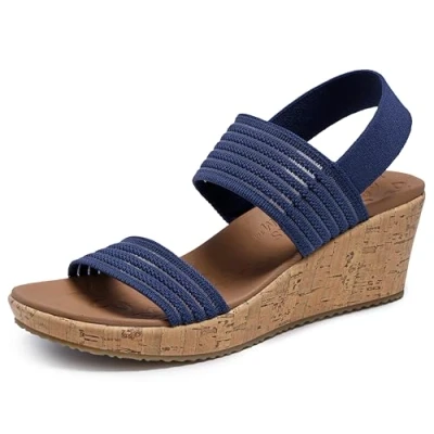 Afbeelding van Beverlee Sheer Luck Sandalen Dames Marine 200 36 Blauw