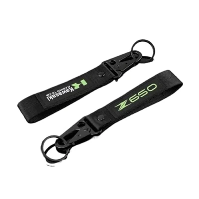 Afbeelding van Motorfiets geborduurde badge sleutelhanger compatibel met Z650, Z900, Z800, Z750, Z1000, Z1000sx, Z 650, 900, 800, 750, 1000 (kleur: Z650 1 stuk)