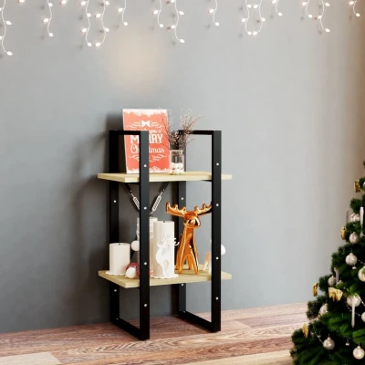 Afbeelding van Boekenkast met 2 schappen 40x30x70 cm massief grenenhout