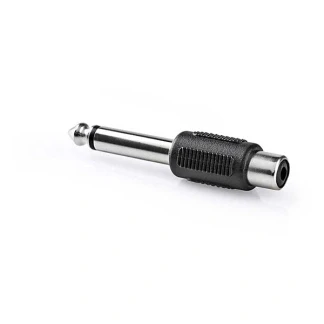 Afbeelding van 6.35 mm jack (m) naar tulp (v) adapter Nedis (Mono)