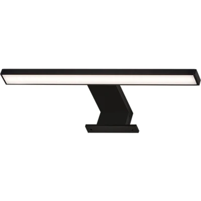Afbeelding van BRILONER DUN LED spiegellamp, 5 W, 500 lm, IP44, zwart, metaal kunststof, 30 x 10,3 3,6 cm