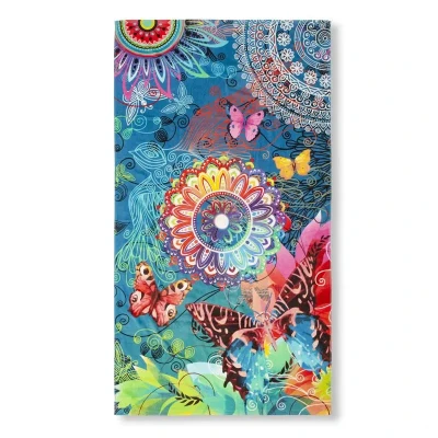 Afbeelding van HIP Strandlaken &quot;mandala&#039;s en vlinders&quot; Multi (100x180 cm) Katoen velour