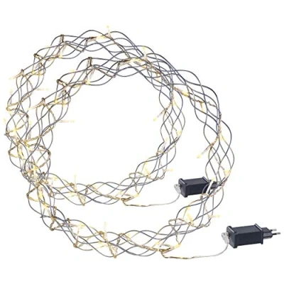 Afbeelding van Lunartec Kerstkrans: 2 stuks led kransen voor ramen, deuren enz. 32 warmwitte leds (kerstraamverlichting)