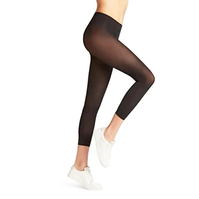 Afbeelding van FALKE Pure Matt 50 DEN dames Capri zwart (black) Maat: L