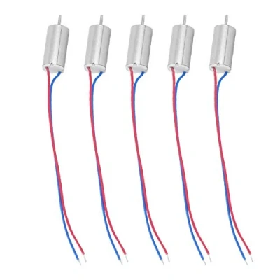 Afbeelding van 5 delige kernloze motor, 6 x 12 mm DC, micro motor 3,7 V 21800 tpm voor vliegtuigmodel/speelgoed/quadcopter
