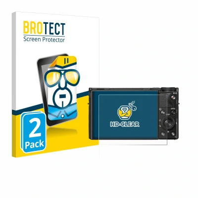 Afbeelding van BROTECT Screenprotector voor Sony Cyber Shot DSC RX100 VIIA Folie Beschermfolie transparant (2 Stuks)