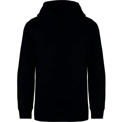 Afbeelding van Native Spirit Ecologische kindersweater met capuchon NS404 Black