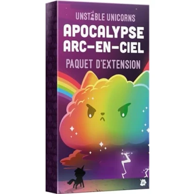 Afbeelding van Asmodee TeeTurtle Unstable Unicorns Uitbreiding: Apocalyps Rainbow Bordspellen Kaartspellen Volwassenen en kinderen vanaf 8 jaar 2 tot spelers Franse versie