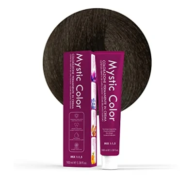 Afbeelding van Capello point Mystic Color haarkleur permanente kleurcrème met arganolie en calendula langdurige frisse bruine kleur 4.11 100 ml