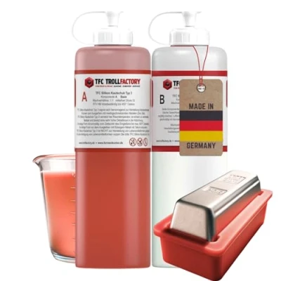 Afbeelding van TFC Siliconenrubber type 3 I siliconen dublier middelhard loodgieten, hittebestendig 500 g (2 x 250 g)