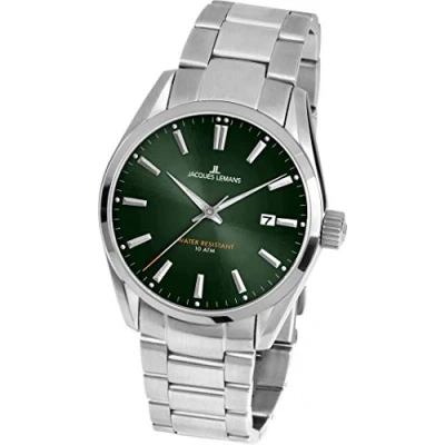 Afbeelding van Jacques Lemans Derby Horloge, Heren, Maat: One Size, Grün