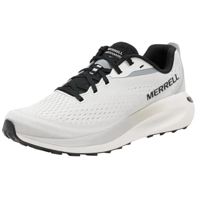 Afbeelding van Merrell Morphlite Hardloopschoenen voor op de weg, Heren, Maat: 46, Ash/black Textiel
