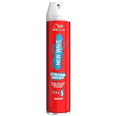 Afbeelding van Wella New Wave Ultra strong hairspray haarspray 6 x 250 ml