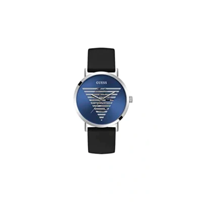 Afbeelding van Guess IDOL Horloge silvercoloured/blue sunray, Heren, Maat: One Size, Silver coloured/blue sunray