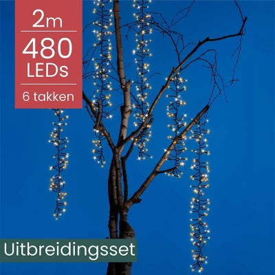 Afbeelding van Koppelbare hangende boom verlichting voor buiten met de feestdagen Uitbreidingsset