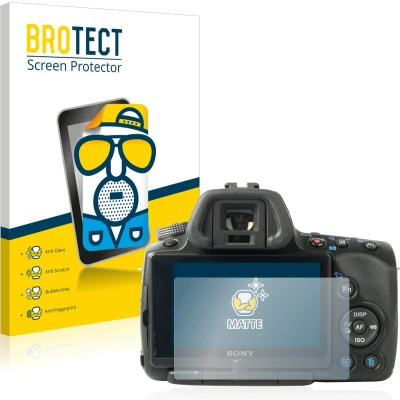 Afbeelding van BROTECT Screenprotector voor Sony Alpha 55 (SLT A55V) Folie Beschermfolie matte (2 Stuks)