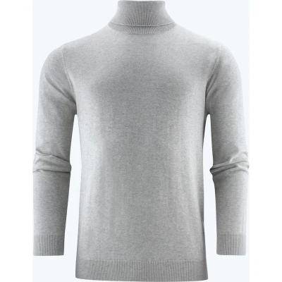 Afbeelding van James Harvest SWEATER ASHLAND TURTLE 2112513 Grijs Mêlee