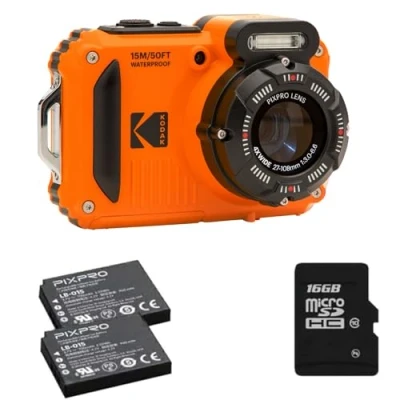 Afbeelding van KODAK Pixpro Pack WPZ2 watercamera + 2 batterijen 1 microSD kaart