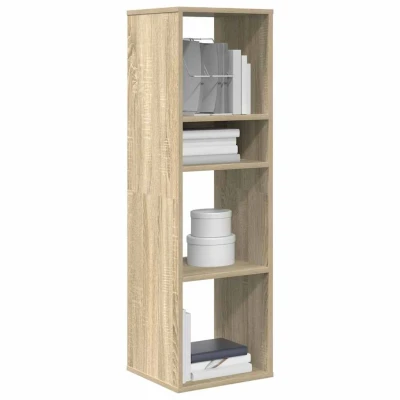 Afbeelding van vidaXL Boekenkast 34x31x112 cm bewerkt hout sonoma eikenkleurig