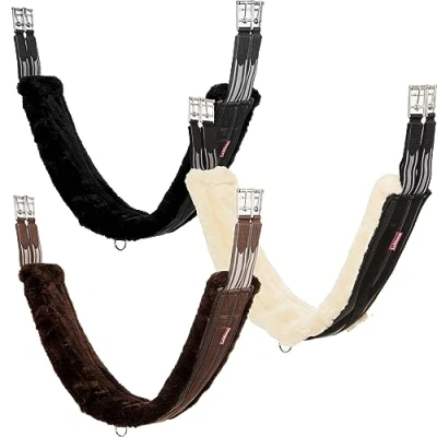 Afbeelding van LeMieux Veelzijdigheidssingel Fleece Anatomisch Bruin/Bruin 140cm
