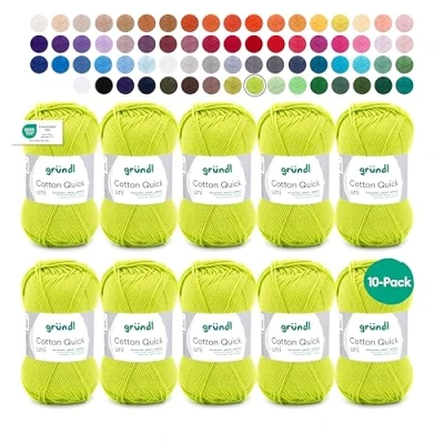 Afbeelding van 865 144 Cotton Quick Uni 10x50 gram lichtgroen
