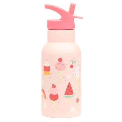 Afbeelding van A little lovely company rvs drinkfles ijsjes 350ml