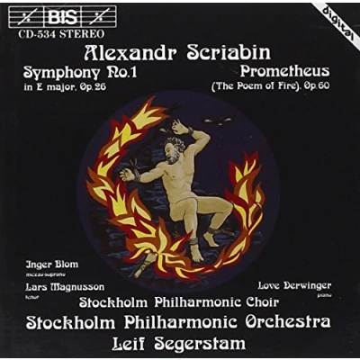 Afbeelding van Inger Blom, Lars Magnusson, Stockholm Philharmonic Orchestra, Leif Segerstam Scriabin: Symphony No. 1/Prometheus (CD)