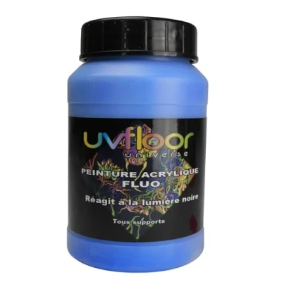 Afbeelding van UV Floor Neonverf, 250 ml, blauw acryl