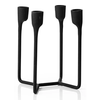 Afbeelding van Normann Copenhagen Heima Kandelaar 13 Cm Zwart