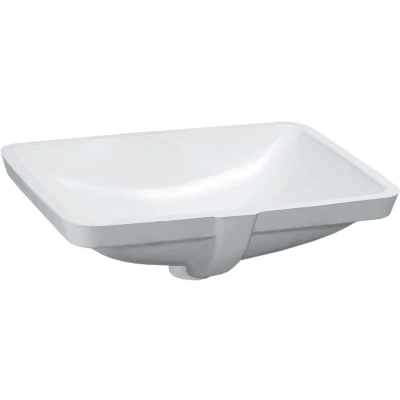 Afbeelding van LAUFEN Pro onderbouwwastafel zonder kraangat met overloop 490x355 mm