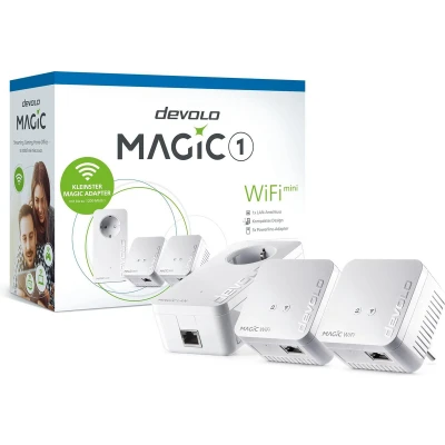 Afbeelding van Devolo Magic 1 WiFi mini Network Kit 1200 Mbit/s Ethernet LAN Wi Fi Wit