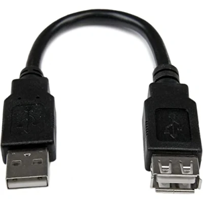 Image de StarTech.com 6in USB 2.0 Extension Adapter Cable A to M/F rallonge de câble 15 cm