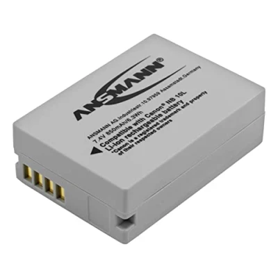 Afbeelding van Ansmann A Can NB 10L Camera accu Vervangt originele 7.4 V 850 mAh
