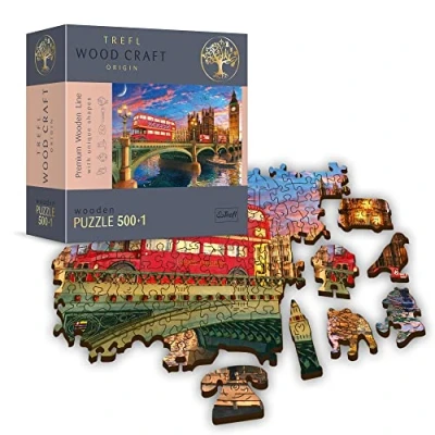 Afbeelding van Trefl Palace of Westminster, Big Ben, London Vormpuzzel 501 stuk(s) Stad
