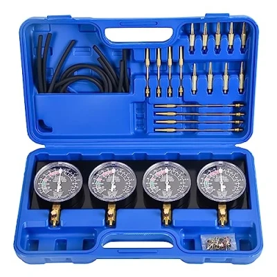 Afbeelding van Brandstoftiming Tester, Vacuümtester, 4 Cilinder, Synchronisatie Horloges, Carburateur, Carburateur Timing Apparaat Autotester