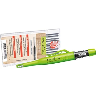 Afbeelding van Pica Marker Dry Longlife automatische pen 3030 + 10 st. Graphite vulling 4050, vullingen, hardheid H