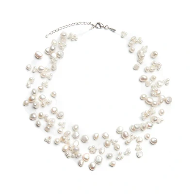 Afbeelding van Valero Pearls Parel ketting 43,0 cm Base + 5,0 Verlengketting 20,0 Sterling zilver