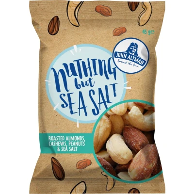 Afbeelding van John Altman Nuts Sea Salt 12x45g