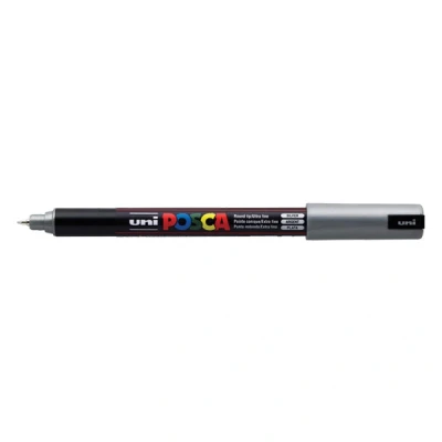 Image de uni ball marqueur peinture POSCA (PC 1MR), argent