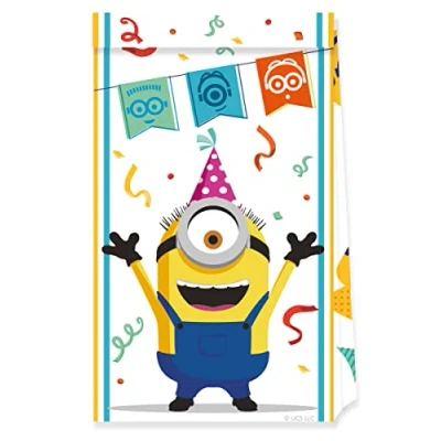 Afbeelding van Vegaoo 6 Minions feestzakjes