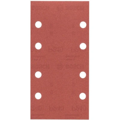 Afbeelding van Bosch Accessories 2609256A85 Oscillerend schuurpapier Met klittenband, Geperforeerd Korrelgrootte 240 (l x b) 185 mm 93 10 stuk(s)