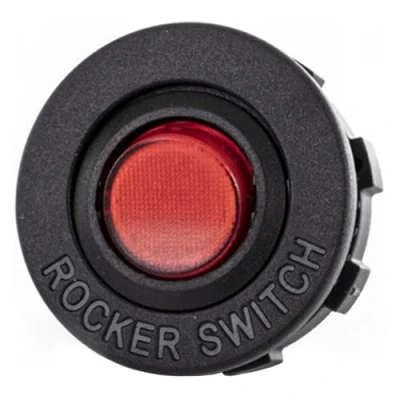 Image de Offgridtec Interrupteur à bascule 12 V 10 A, design fileté montage encastré, construction en plastique compact et durable, arrêt rapide du courant, convient pour boîtiers, bricolage, automobile