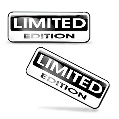 Afbeelding van Skino Eu® 2 x 3D flexibele stickers gelimiteerde editie voor auto motorfiets raam deur helm scooter skateboard fiets pc laptop tablet tuning KS 89