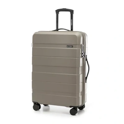 Image de WITTCHEN COMODO Line Valise de taille moyenne Rigide Légere Trolley en ABS Valises Soute à 4 roulettes Serrure TSA Or