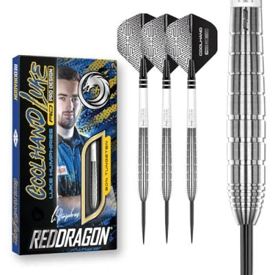 Afbeelding van RED DRAGON Luke Humphries TX1: Steeltip Tungsten Dartpijlen Professioneel 22 gram