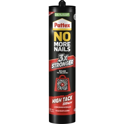 Afbeelding van Pattex Geen Spijkers &amp; Schroeven Montage Kit High Tack 460 gr