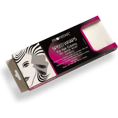 Afbeelding van Profistar High Light Coloring Wraps 250 vel 10 x 25 Wit cm