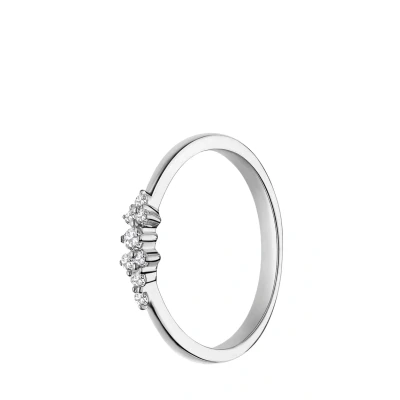 Afbeelding van Lucardi GLAM Ring, Dames, Maat: 60, Silver coloured