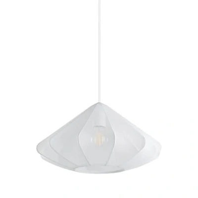 Afbeelding van EGLO Dolwen Hanglamp E27 110 cm Wit Textiel