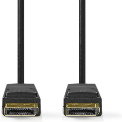Afbeelding van Nedis Ccgb37014Bk20 Displayport 1.4 Kabel Male 2,00 M Zwart